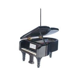 Ornament - Black Grand Piano