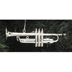 Ornament - Silver Trumpet