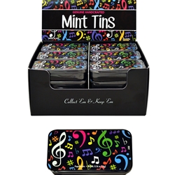 Mint Tin w/Multi Note Graphic