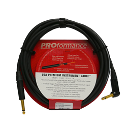 ProFormance USA Premium Guitar Cable Straight-Angle 10ft