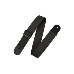 Levy's 2" Wide Black Polypropylene Guitar Strap