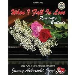 Jazz Play-A-Longs Vol 110 w/CD: When I Fall In Love: Romantic Ballads