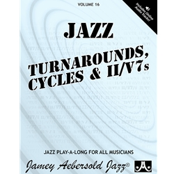 Jazz Play-A-Longs Vol 16 w/CD: Turnarounds, Cycles & ii/V7s