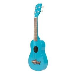 Makala Shark Soprano Ukulele Mako Blue w/Bag