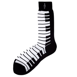 Keyboard Socks / Black & White