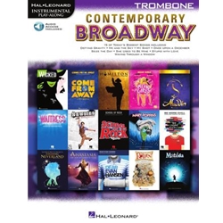 Contemporary Broadway Instrumental Play-Along for Trombone