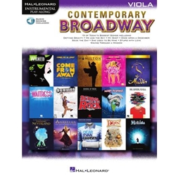 Contemporary Broadway Instrumental Play-Along for Viola