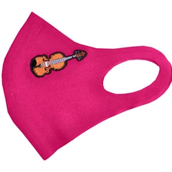 Violin Face Mask Pink