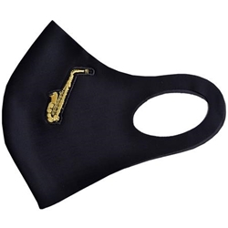 Sax Face Mask Black