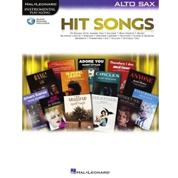 Hit Songs Instrumental Play-Along for Alto Sax