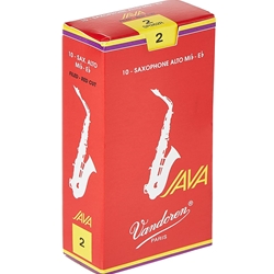 Vandoren Java Red Alto Sax Reeds 10-Pack #2