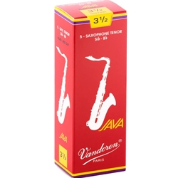 Vandoren Java Red Tenor Sax Reeds 5-Pack #3.5