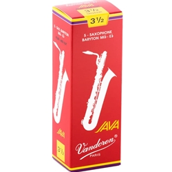 Vandoren Java Red Bari Sax Reeds 5-Pack #3.5