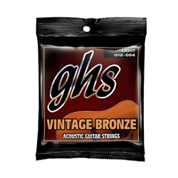 GHS Acoustic Guitar Set Vintage Bronze 12-54