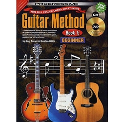 Progressive Guitar Method Beginner Book 1 W/CD & DVD