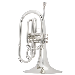 King Ultimate Marching F Mellophone Silver