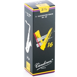 Vandoren V16 Tenor Sax Reeds 5-Pack #3.5