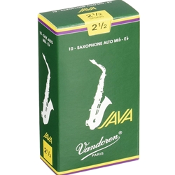 Vandoren Java Alto Sax Reeds 10-Pack #2.5