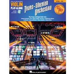 Trans Siberian Orchestra W/Aud / Violin Playalong Vol 40