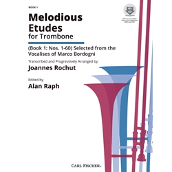 Melodious Etudes for Trombone Bk 1 w/MP3 / Rochut