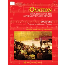 Ovation, Book 1: Showpieces for the Aspiring Virtuoso Pianist - Snell