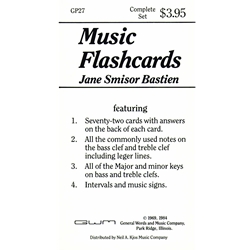 Bastien Music Flash Cards Standard