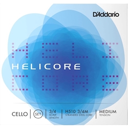 D'Addario Helicore Cello Set 3/4