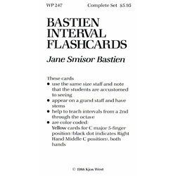 Bastien Interval Flashcards