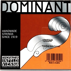 Thomastik-Infeld Dominant Violin Set with Carbon Steel, Tin-Plated E String