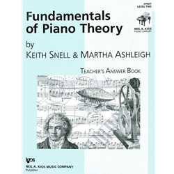 Fundamentals of Piano Theory: Level 2 Answer Book - Snell