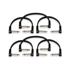 Hosa Flat Guitar Patch Cable 6Pk