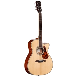 Alvarez Masterworks Herringbone OM A/E w/Case