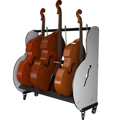 A&S The Band Room™ Double Bass Storage Rack for Music Teachers