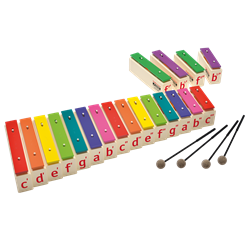 Sonor Orff Meisterklasse Metal Tenor-Alto Chime Bar Diatonic Set Boomwhacker Edition