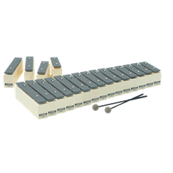 Sonor Orff Meisterklasse Metal Tenor-Alto Chime Bar Diatonic Set - 19 Bars