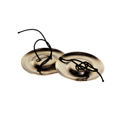 Sonor Orff Finger Cymbal Pair Silver Bronze