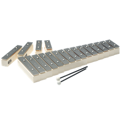 Sonor Orff Meisterklasse Metal Soprano Chime Bar Diatonic Set - 19 Bars