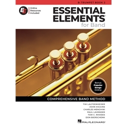 Essential Elements for Band – Trumpet Book 2 with Online Resources