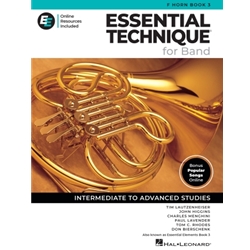 Essential Technique for Band - French Horn with Online Resources