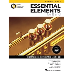 Essential Elements for Band – Trumpet Book 1 with Online Resources