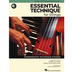 Essential Technique w/EEi for Strings - Piano Acct.