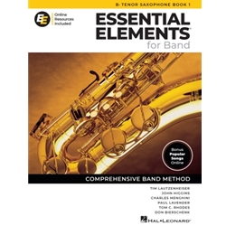 Essential Elements for Band – Tenor Sax Book 1 with Online Resources