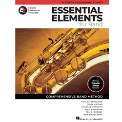 Essential Elements for Band – Tenor Sax Book 2 with Online Resources