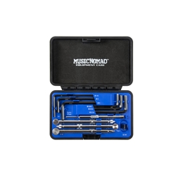 MusicNomad Premium Guitar Tech Truss Rod Wrench Set w/ Case - 11 pcs