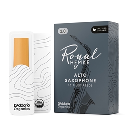 Royal Hemke Alto Saxophone Reeds, Strength 2.0, 10-pack