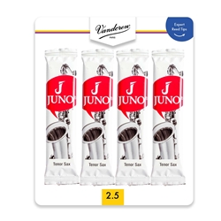 REED SUBSCRIPTION: Juno Tenor Sax Reeds #2.5 Card of 4