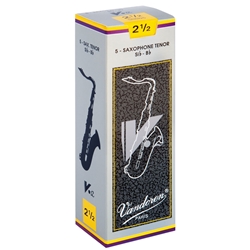 Vandoren V12 Tenor Sax Reeds 5-Pack #2.5