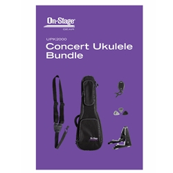 On Stage Concert Ukulele Accessory Bundle