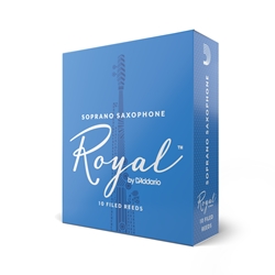 Royal by D'Addario Soprano Sax Reeds, Strength 2.5, 10-pack