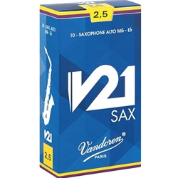 Vandoren Asx Reeds #2-1/2 V21